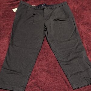 Dockers Comfort Khaki Relaxed Fit Pants in Dark Gray